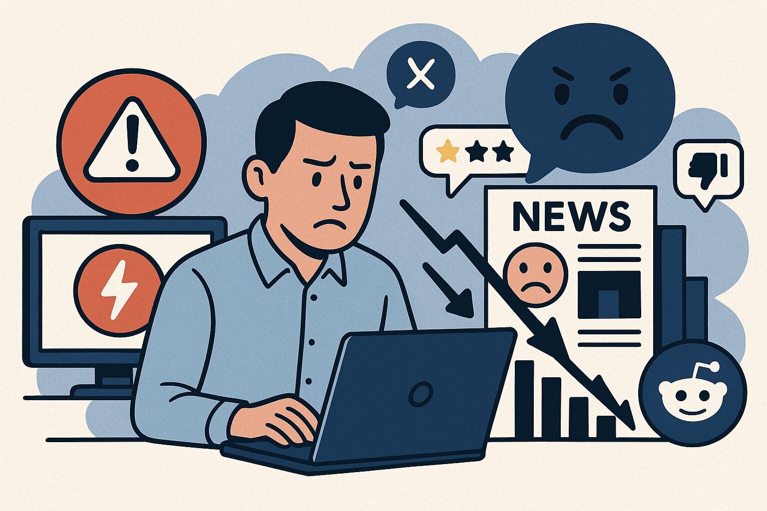 Negative Media Text How Negative Media Coverage Impacts Your Brand and Sales - RepVigil